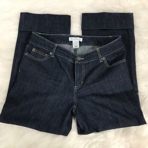 White House Black Market Capri Roll Cuff Crop Jean